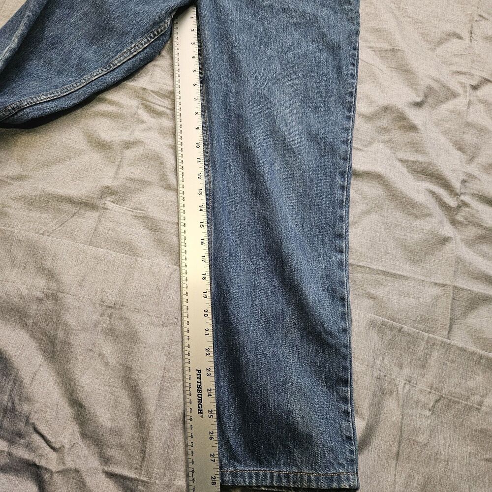 Y2K Levi's 550 Relaxed Fit Jeans Womens 14M Blue Denim High Rise Tapered Leg 28" - Picture 13 of 13
